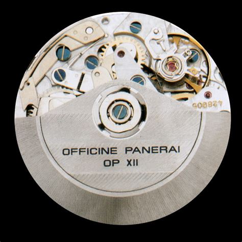 panerai op xii|Panerai Watch Movements .